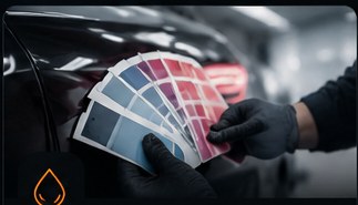 Selección de color para automóvil